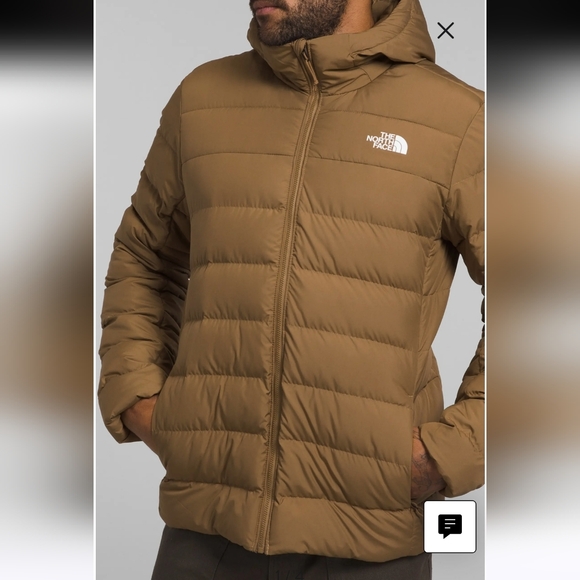 The North Face Men's Tan Puffer Jacket Size M - Picture 2 of 8